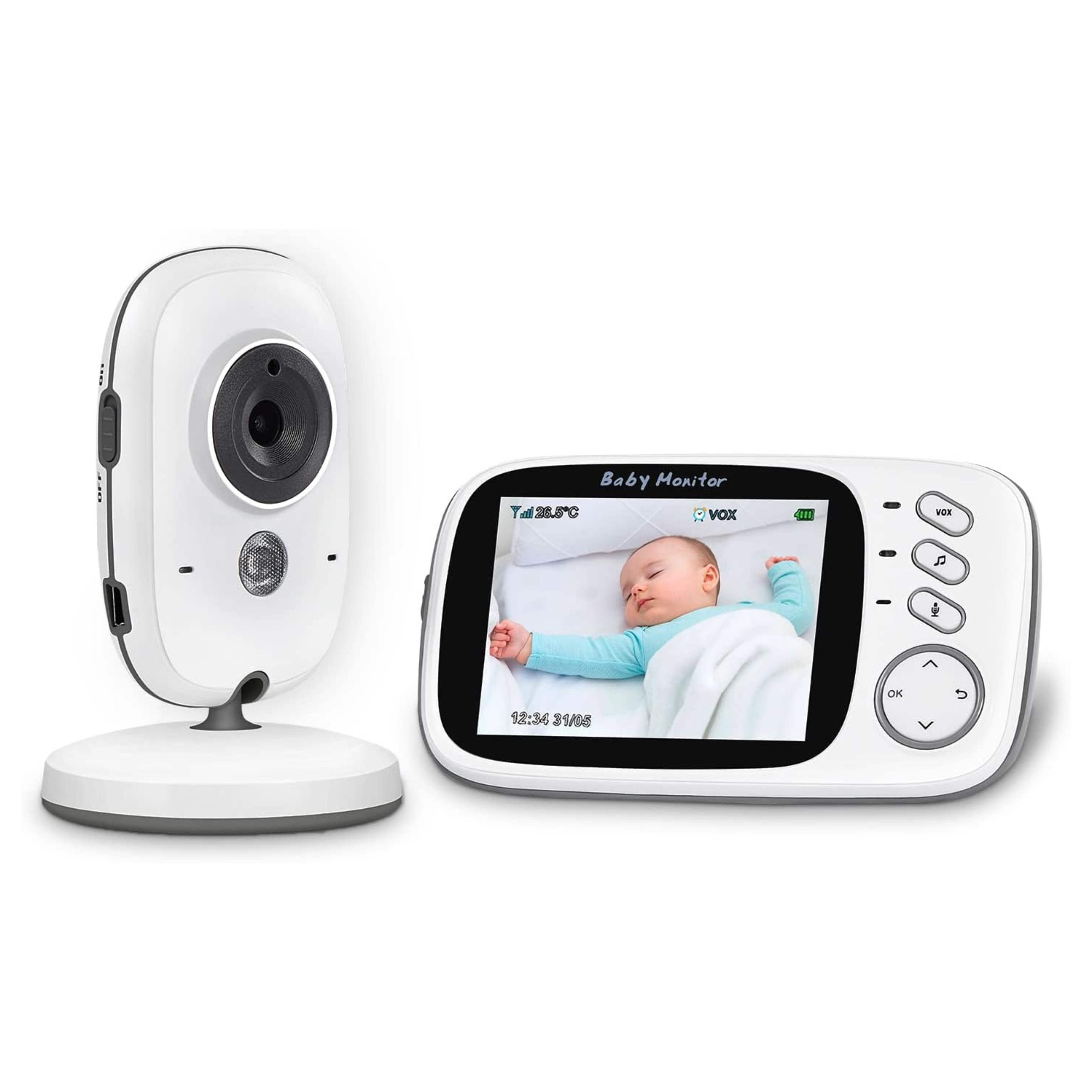 Video Baby Monitor with Camera and Audio
